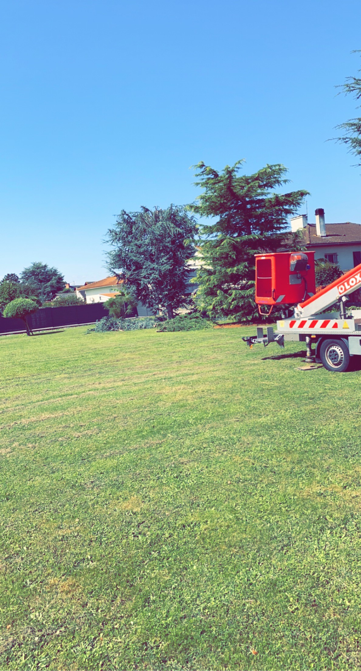 Intervention avec nacelle à Aureilhan à proximité de Tarbes